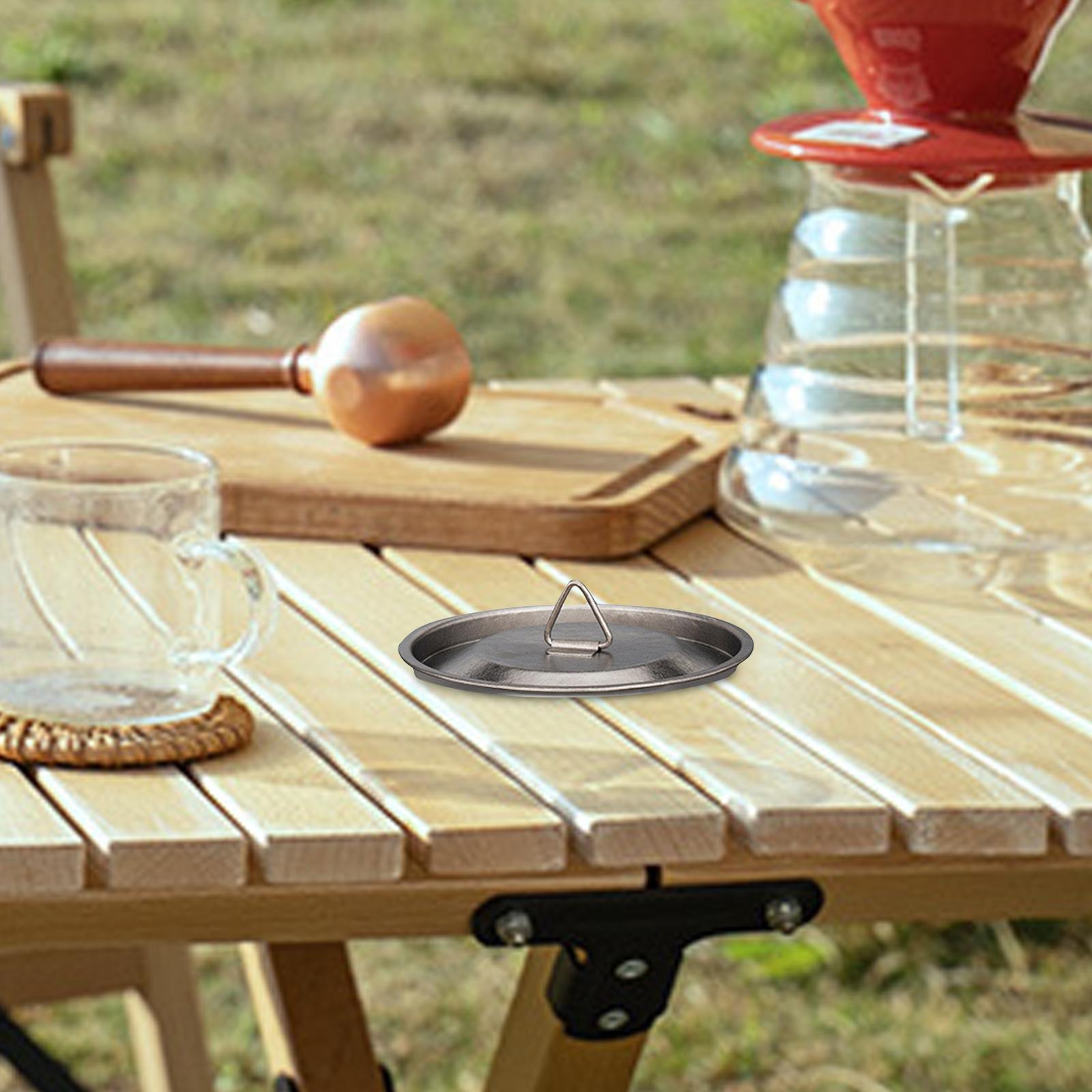 8.5cm Coffee Mug Lid Camping Pot Lid Water Cup Tableware Titanium Cup Lid