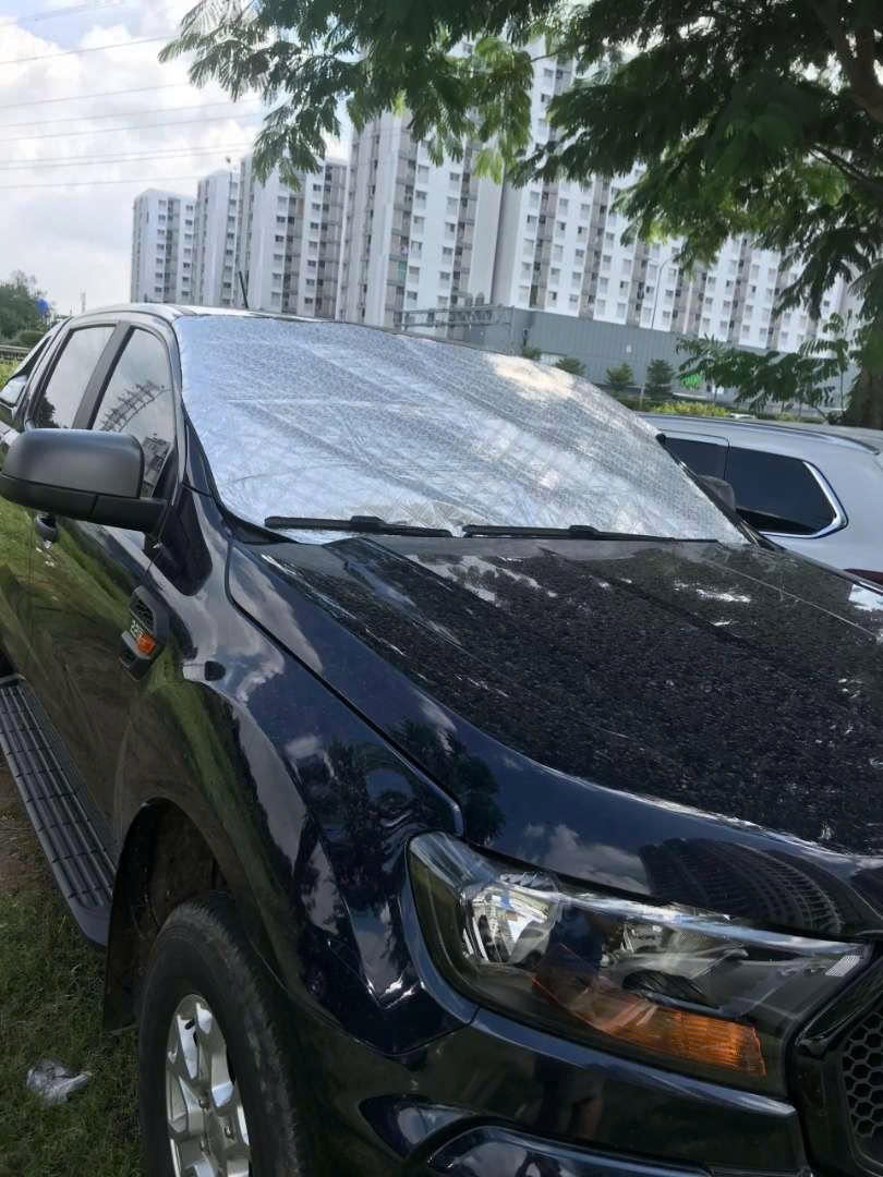 Bạt Che Nắng Kính Lái Ô Tô Chống Nóng 3 Lớp cao cấp (xe 5 chỗ và xe 7 chỗ) kèm túi xách sang trọng