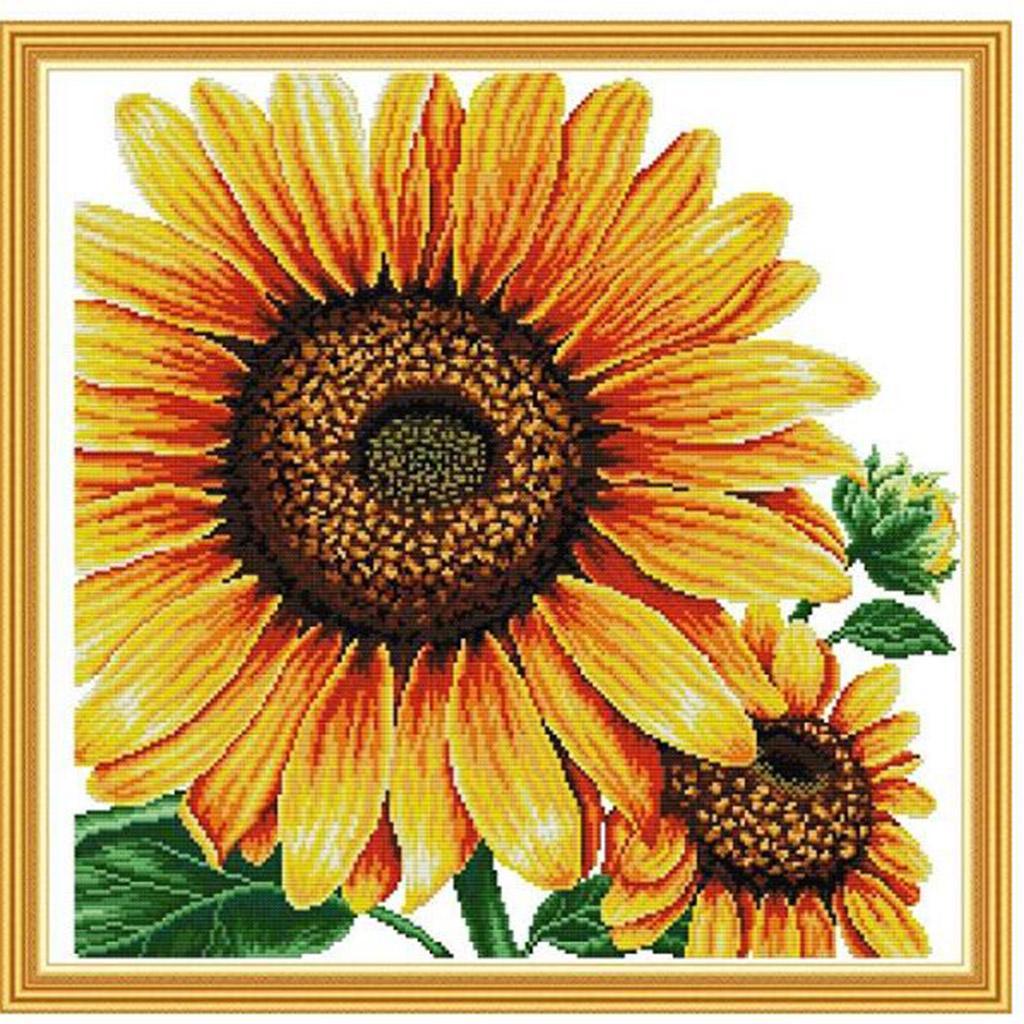 Stamped Cross Stitch Kits Pre-printed Pattern Cloth