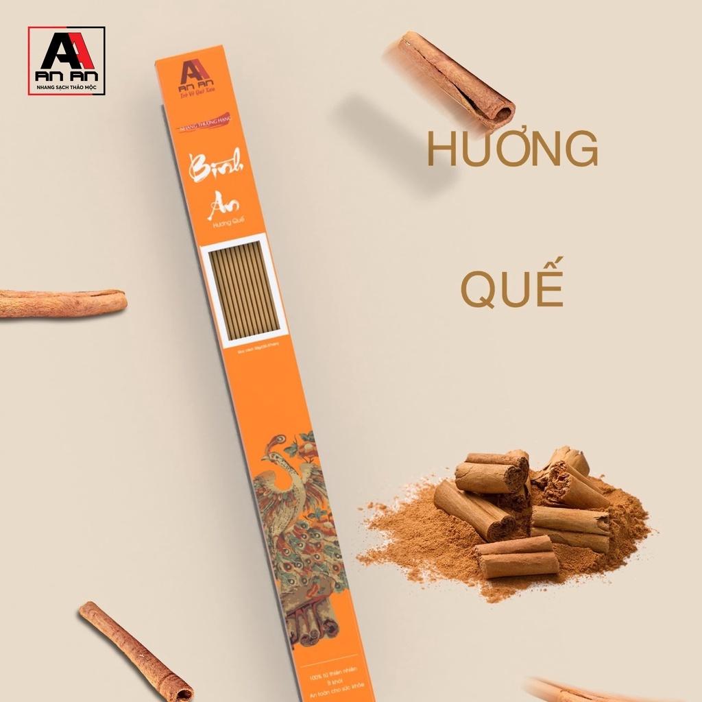 Nhang quế thảo mộc An An phù hợp chưng thờ cúng không hóa chất độc hại, an toàn cho sức khỏe