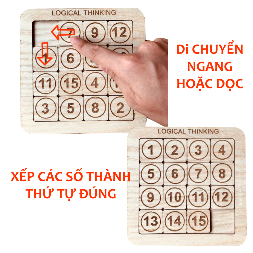 Bộ 2 Đồ Chơi Cờ Búng Xuyên Lỗ Và Bảng Trượt Trò Chơi Ghép Số  Đồ Chơi Bằng Gỗ Benrikids