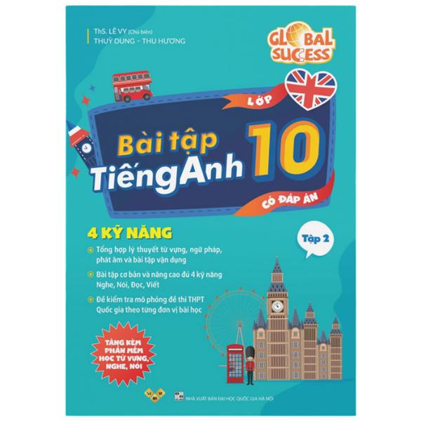 Sách - Global Success - Bài Tập Tiếng Anh 10 - Tập 2 (Có Đáp Án)