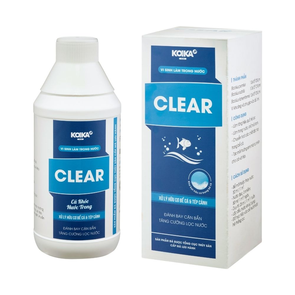 Men vi sinh cho cá Koika Clear 1 Lít