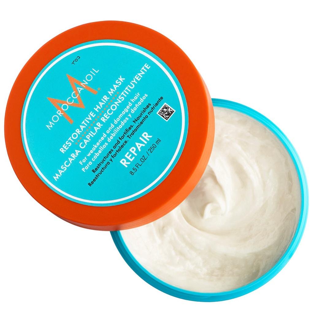 Dầu hấp phục hồi Moroccanoil Restorative Hair Mask 250ML - 500ML chính hãƞg + Kèm gội xã gói Karseell Mini 15ml*2