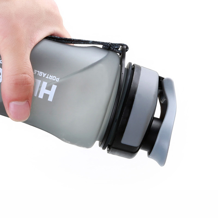 Bình nước Bình nhựa đựng nước thể thao tập gym du lịch phượt Hewolf HW1709 - Hàng chính hãng