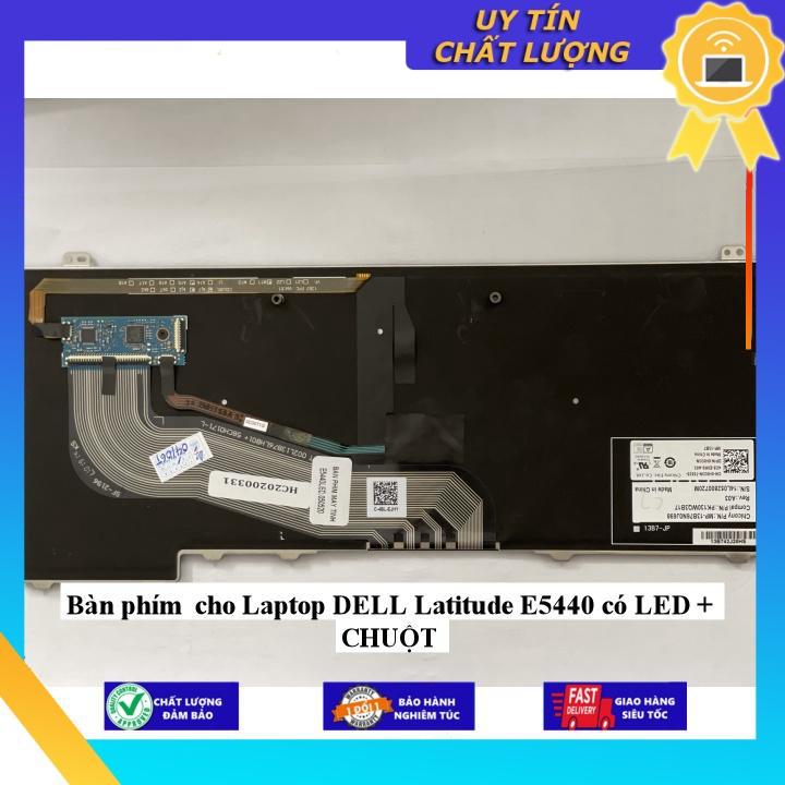 Bàn phím cho Laptop DELL Latitude E5440 có LED + CHUỘT - Hàng Nhập Khẩu New Seal
