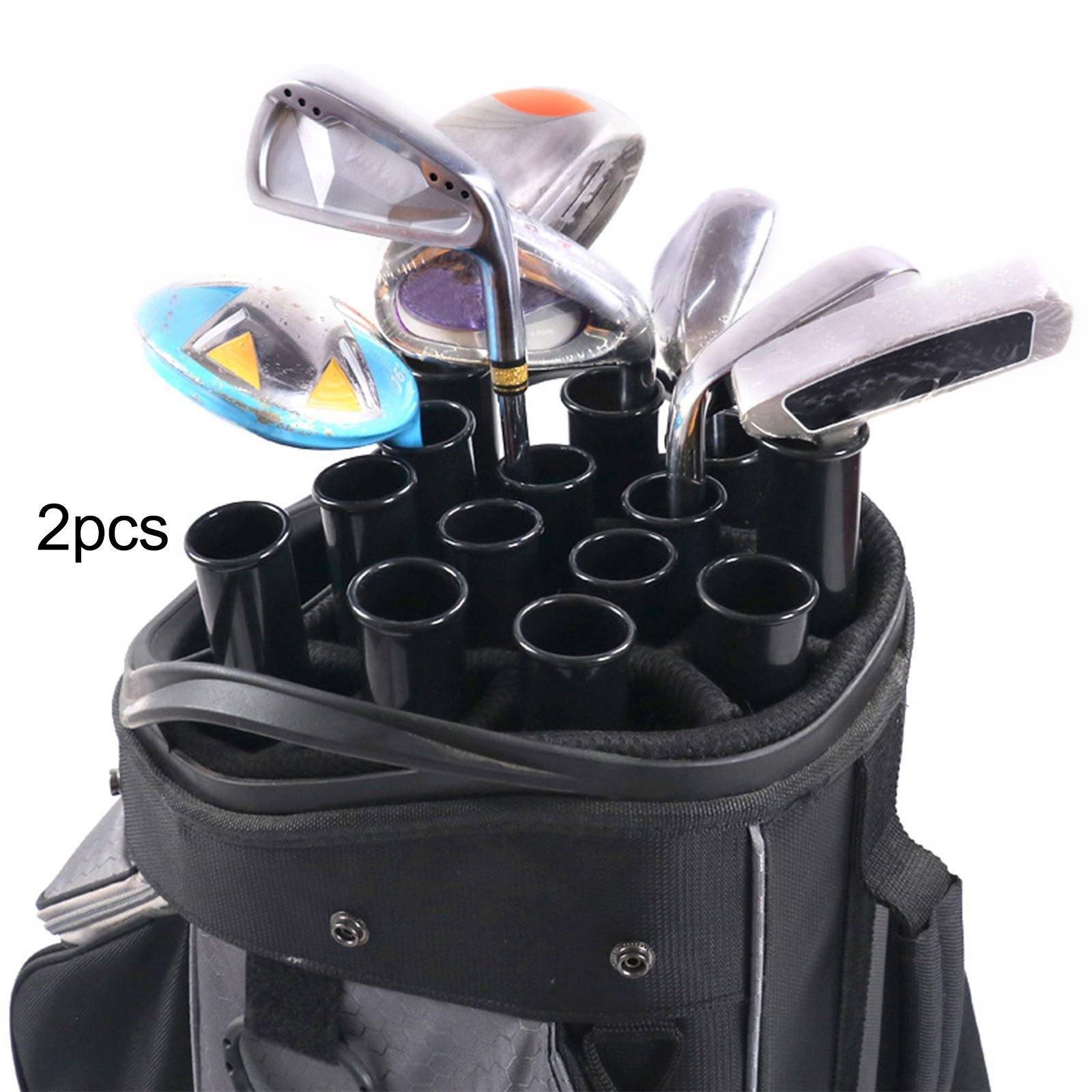 2 Pieces Golf Club Tube Bag Tubes Training Equipment Durable Lightweight Protection Portable Golf Accessories Gift Organizer Golf Tubes