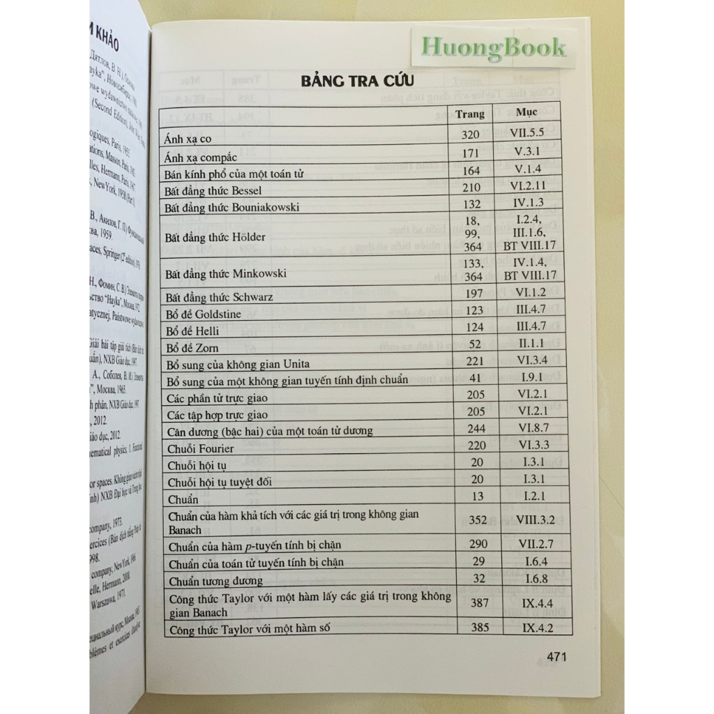 Sách - Combo giải tích hàm + bài tập giải tích hàm (DN)