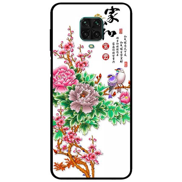 Ốp lưng dành cho Xiaomi Redmi Note 9s - Note 9 Pro - Note 9 Promax mẫu Hoa Mẫu Đơn