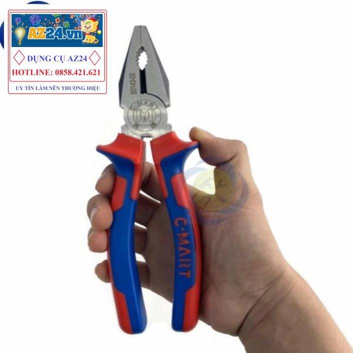 Kìm điện cán xanh đỏ B0143-8 200mm 8inch