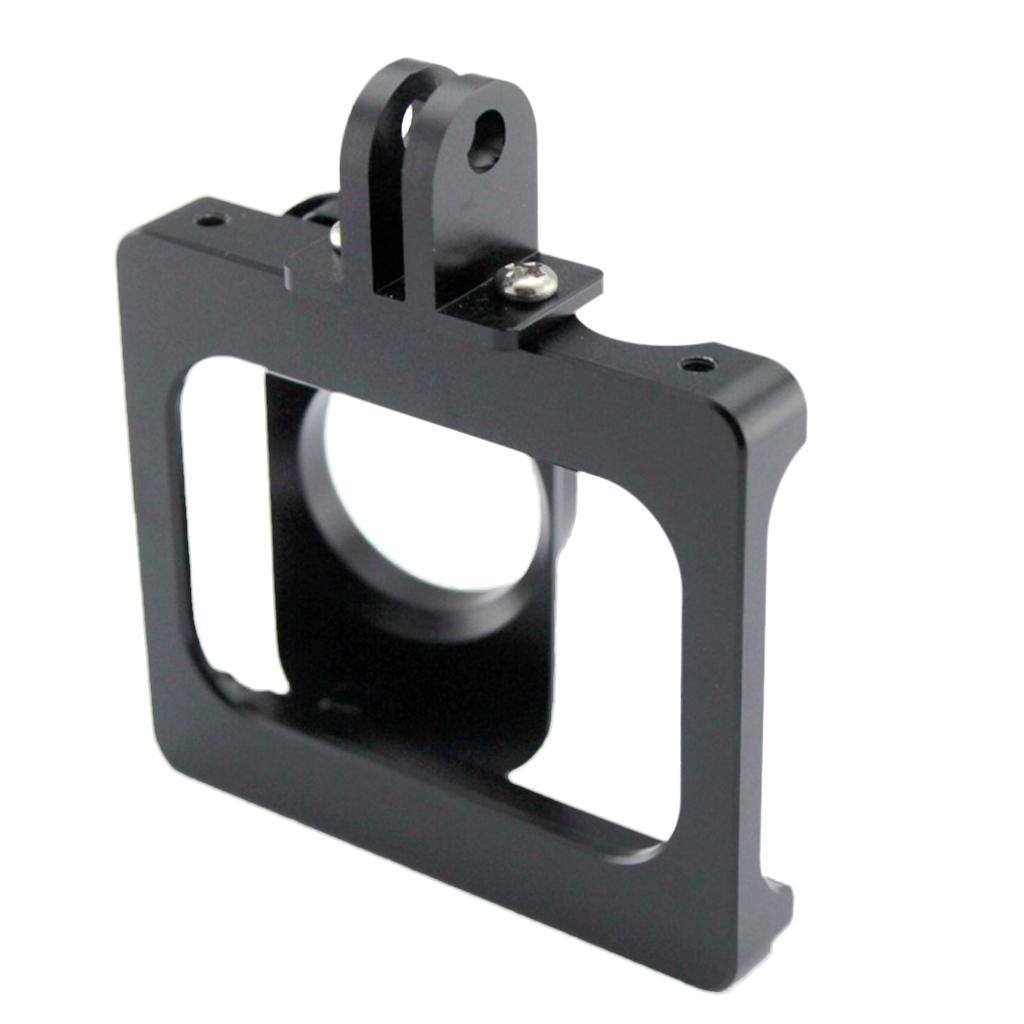 Alloy CNC Protective Metal Frame Mount Case Cover for Xiaomi Yi Camera Black