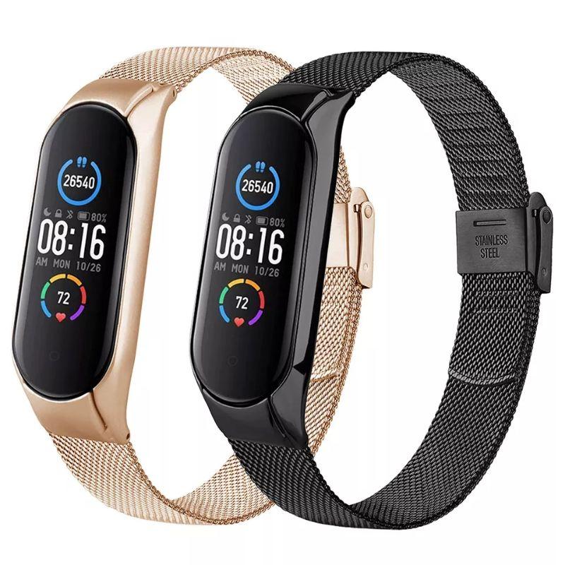 Miband 7 - Dây đeo Milanese thép lưới Xiaomi Mi band 7