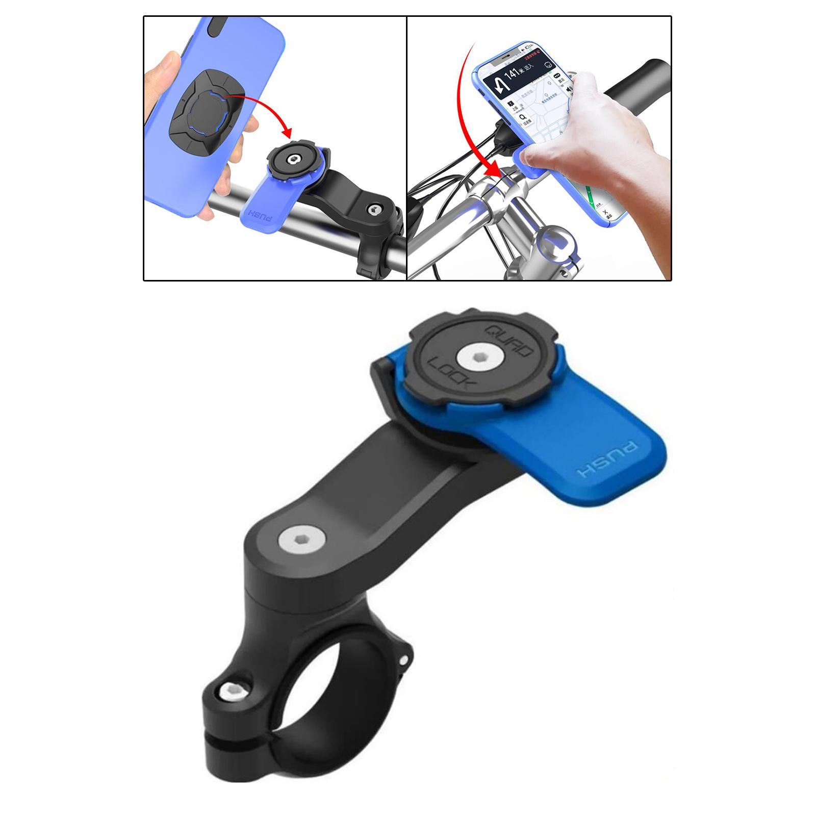 Durable Bike Handlebar Phone Mount Easy Install Stable for Electric Vehicles