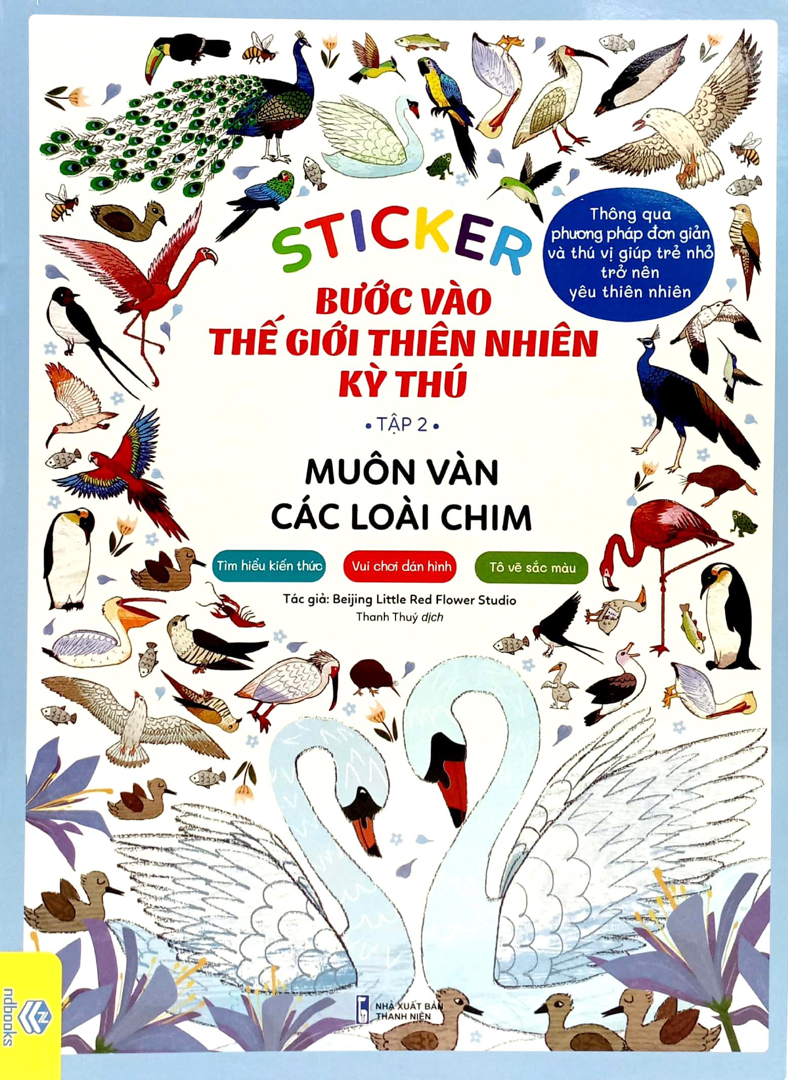 Sticker Bước Vào Thế Giới Thiên Nhiên Kỳ Thú - Tập 2 - Muôn Vàn Các Loài Chim