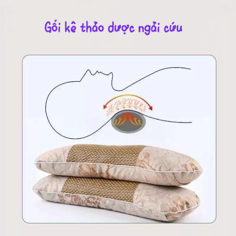 Gối kê cổ ngải cứu