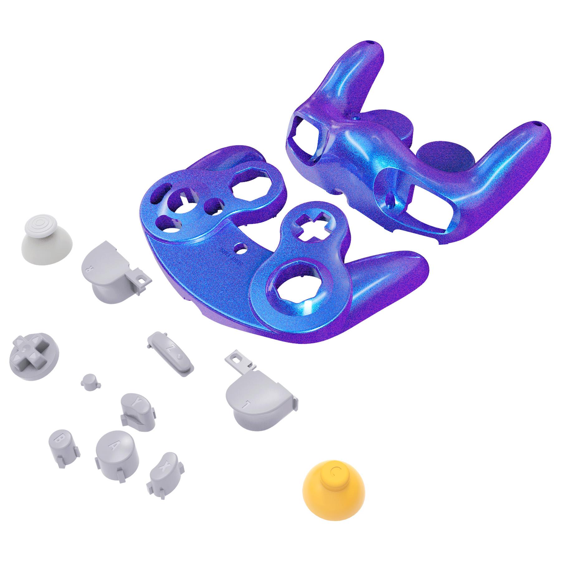 Tùy dụng Tùy chỉnh Tấm ốp lưng, nắp vỏ thay thế vỏ bọc với các nút cho Nintendo Gamecube Controller màu: hoa anh đào màu hồng