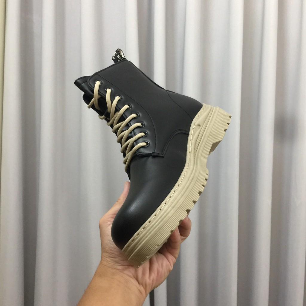 ( Có video chi tiết ) - Giày cao cổ - Bốt cổ cao dr martens phiên bản đế đen và đế kem 2021 INF - R779