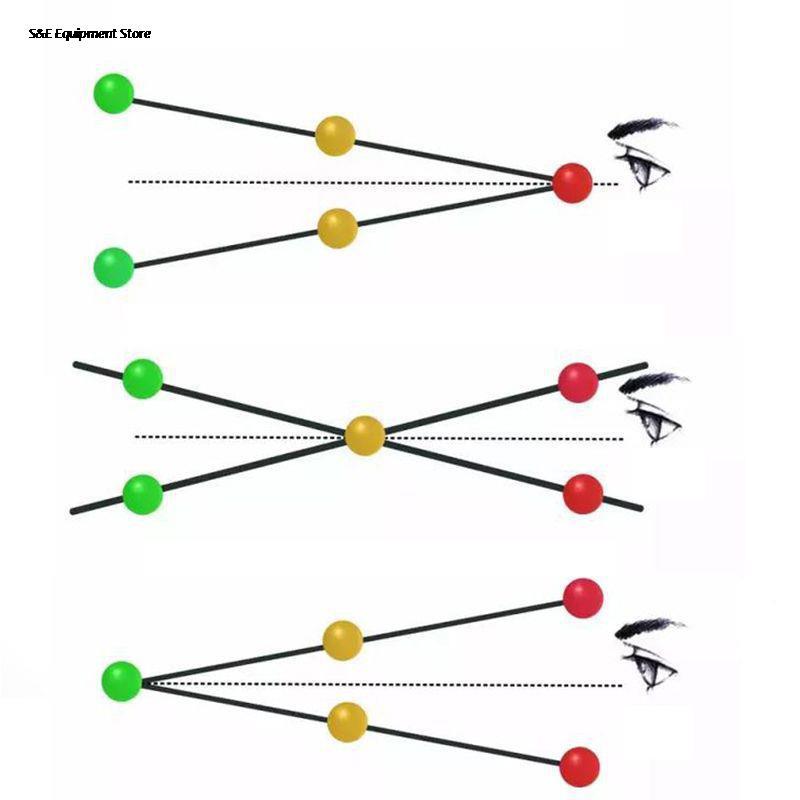 Thể thao Tầm nhìn Thị giác Train BA BEAD STRE String Tầm nhìn Hội tụ Công cụ đào tạo thiếu