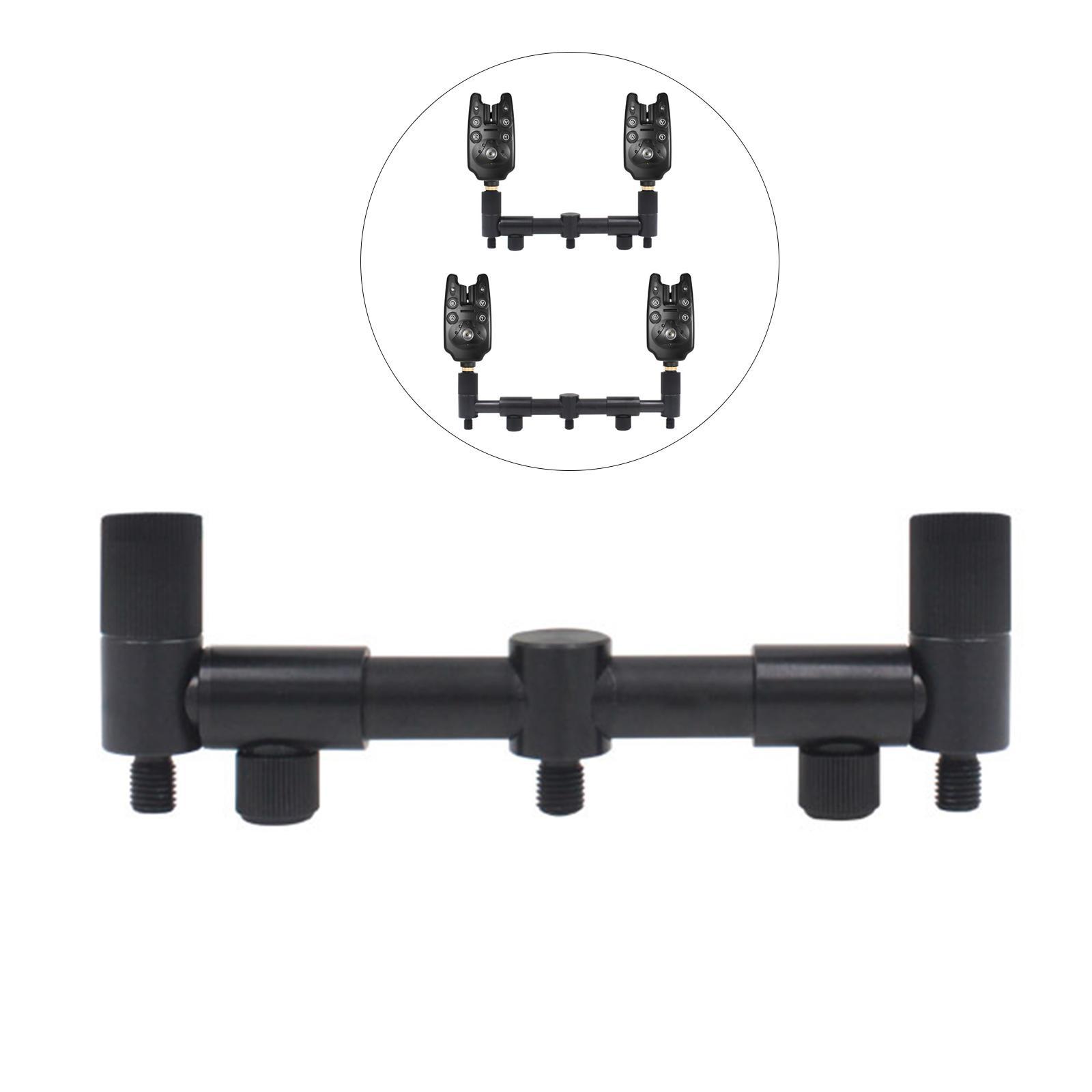 Fishing Rod Holder Buzz Bars Bite Alarm Black Aluminum Alloy Equipment Accessories