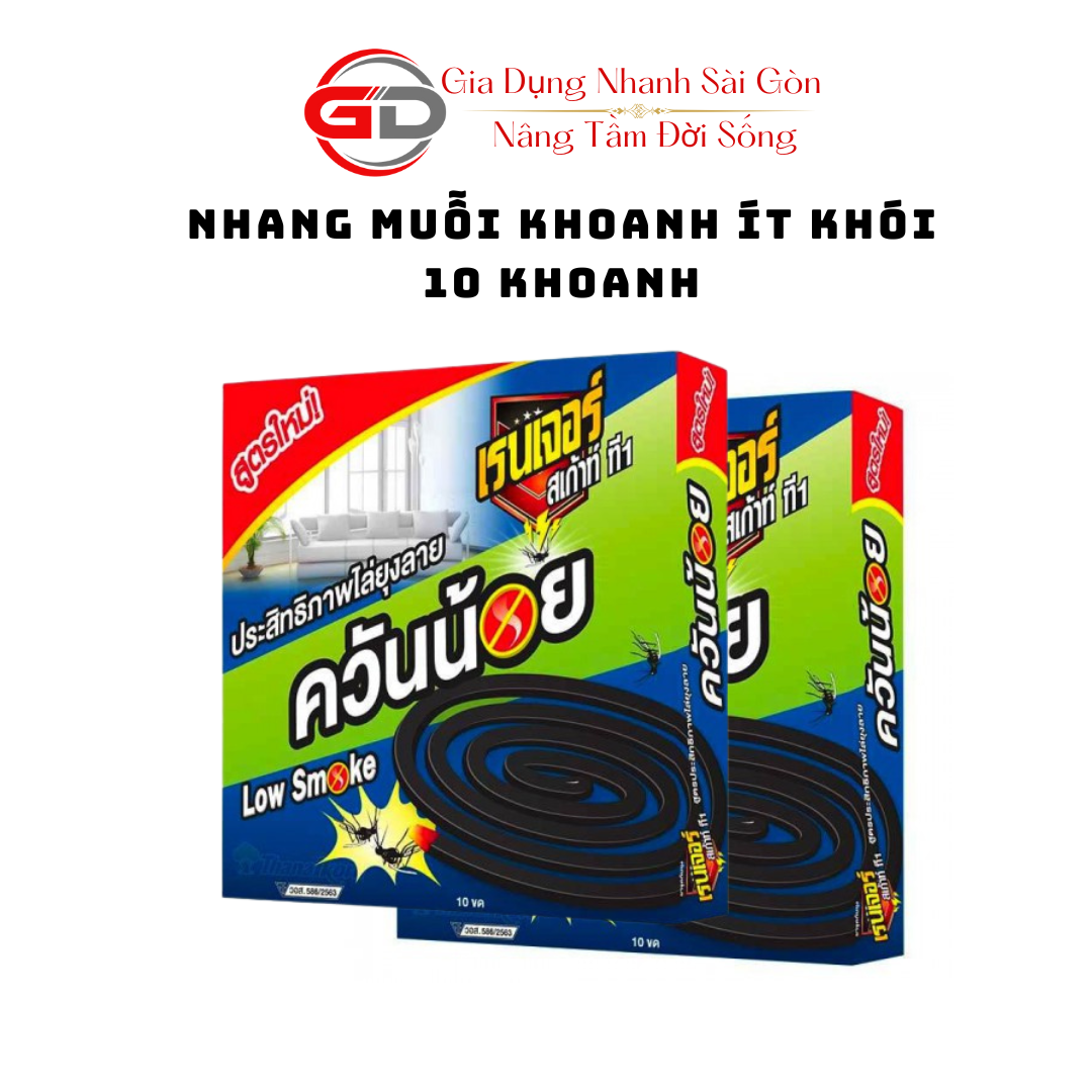 Nhang Muỗi Thái Lan Ranger Low Smoke (ít khói) - Mùi hương dễ chịu ( Mua 4 Tặng 1 )