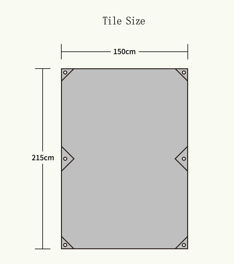 Thảm Lót Lều NatureHike (Giao Màu Ngẫu Nhiên) 150 x 215cm