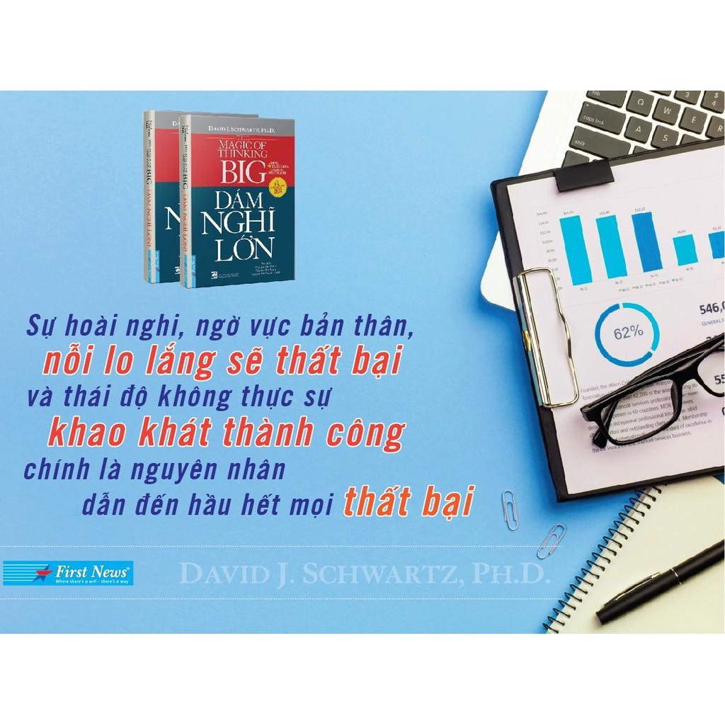 Sách - Combo Câu Chuyện Ly Kỳ Từ Cậu Bé Giao Báo + Dám Nghĩ Lớn  - First News