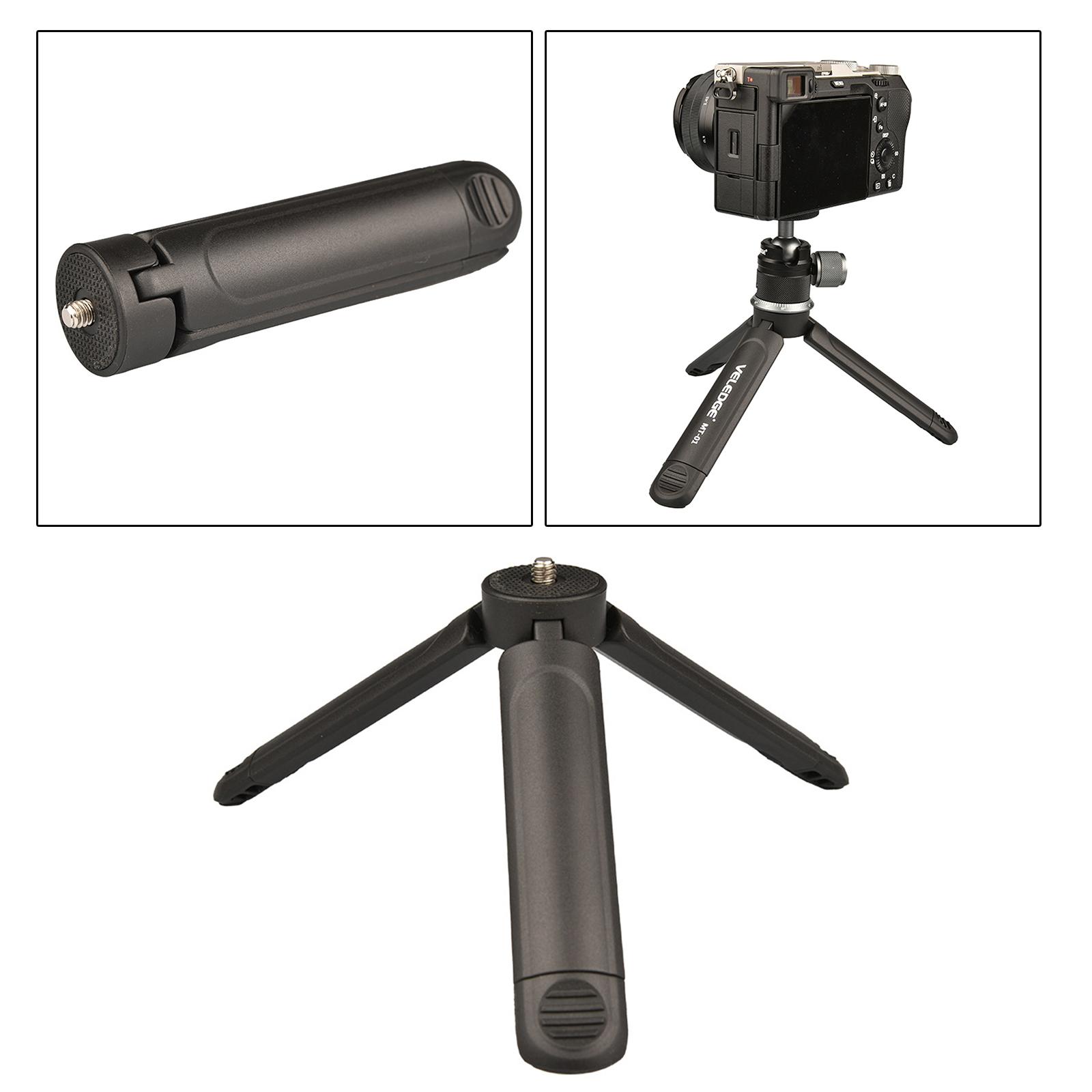 Mini Two-Stage Tabletop Tripod Grip Tripod With 1/4 Screw Mobile Tripod