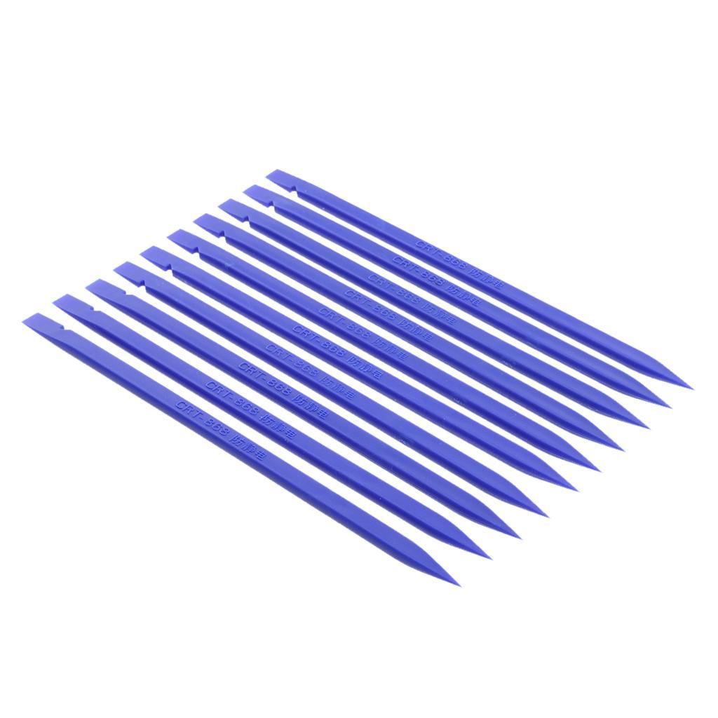 40X Nylon Spudger Phone & Small Electronics Pry Repair Tool Stick Blue+Black