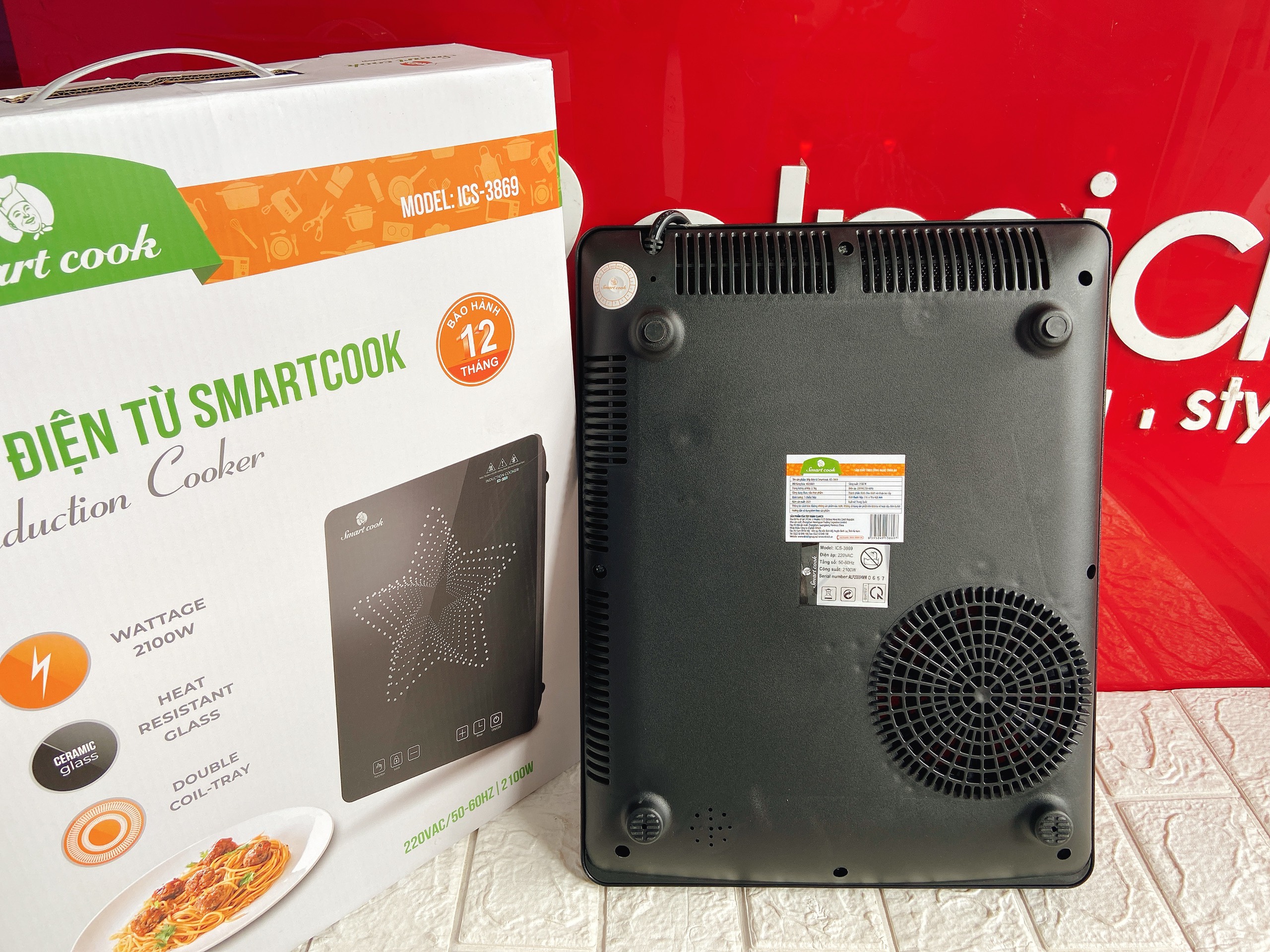 Bếp điện từ Smartcook ICS-3869 hàng chính hãng