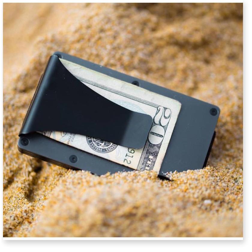 ️ Kẹp tiền Money Clip cao cấp Carbon Fiber Metal