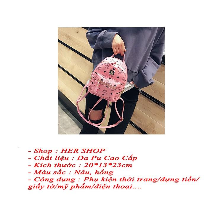 Balo nữ mini cute giá rẻ thời trang cá tính cao cấp dễ thương