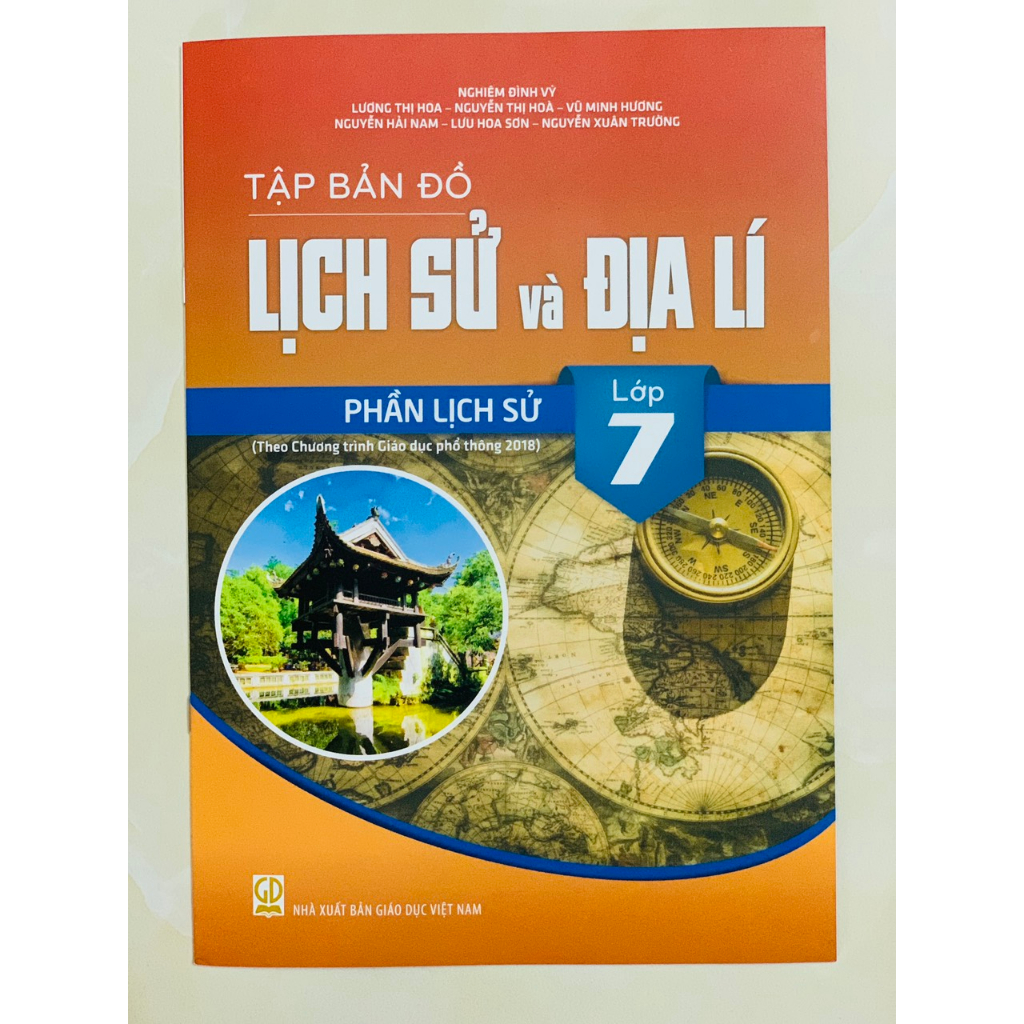 Sách - Combo Tập bản đồ Lịch sử và Địa lí lớp 7 - Phần Địa lí + Lịch Sử lớp 7