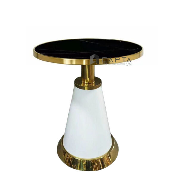 Bộ bàn tiếp khách xi vàng 2 ghế bọc nệm SL BELL-06EC / ECO 22C-P Nội thất Capta