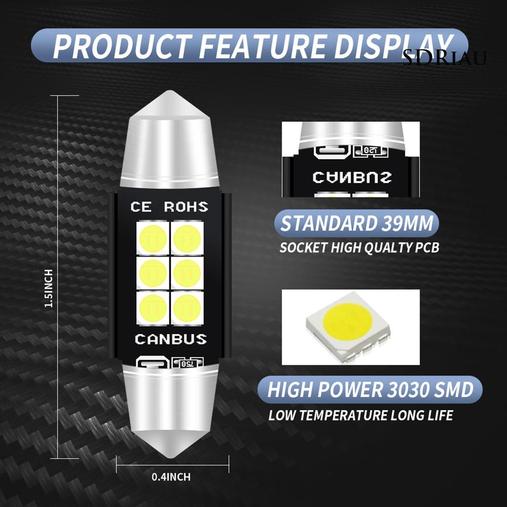 Set 2 Đèn Xi Nhan 6smd-3030 Cho Xe Hơi