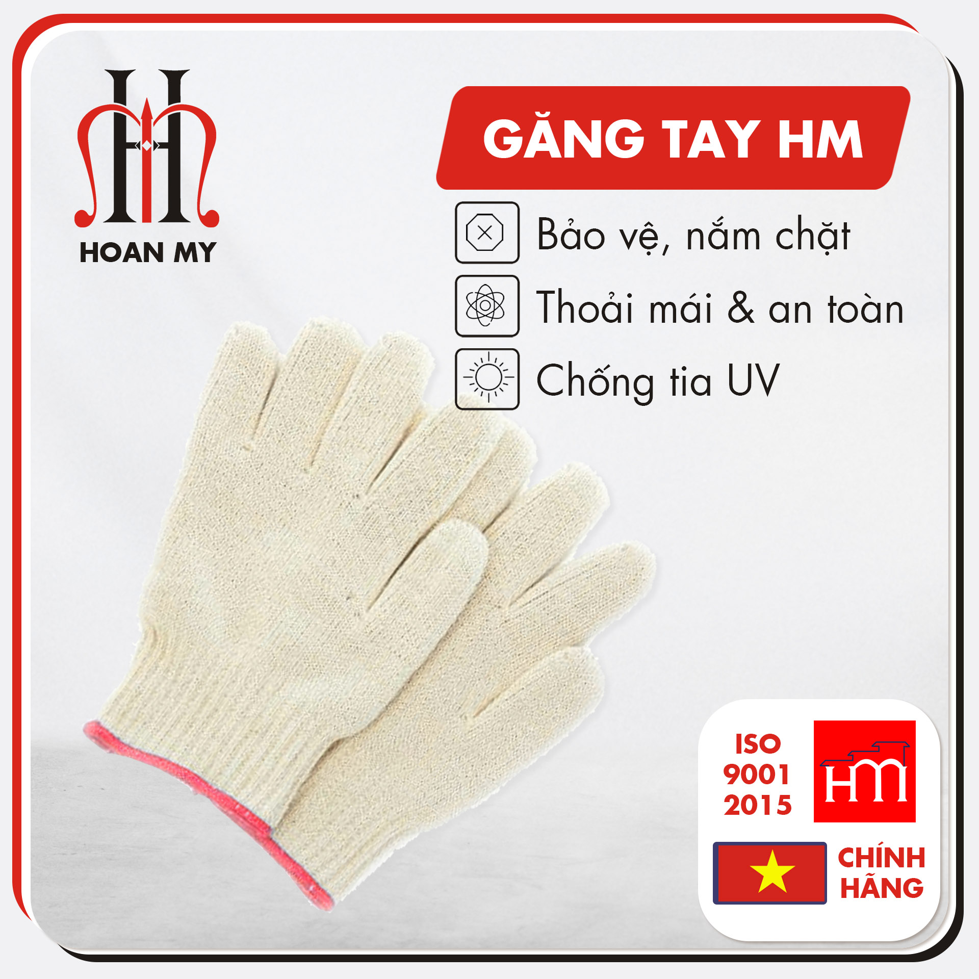 Combo 5 đôi găng tay bảo hộ đa năng dệt sợi