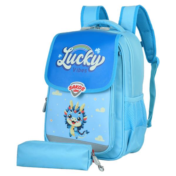 Ba Lô Học Sinh Kid Conezo Kèm Bóp Viết - Sakos SBO021LDNG00 - Lucky Dragon