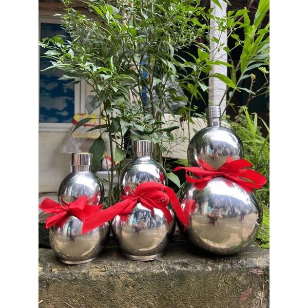 Bình tông hồ lô 1Lít Inox 304 hàng cao cấp