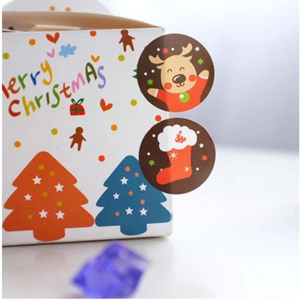 Decal và thẻ giấy trang trí noel - phụ kiện trang trí noel xinh xắn
