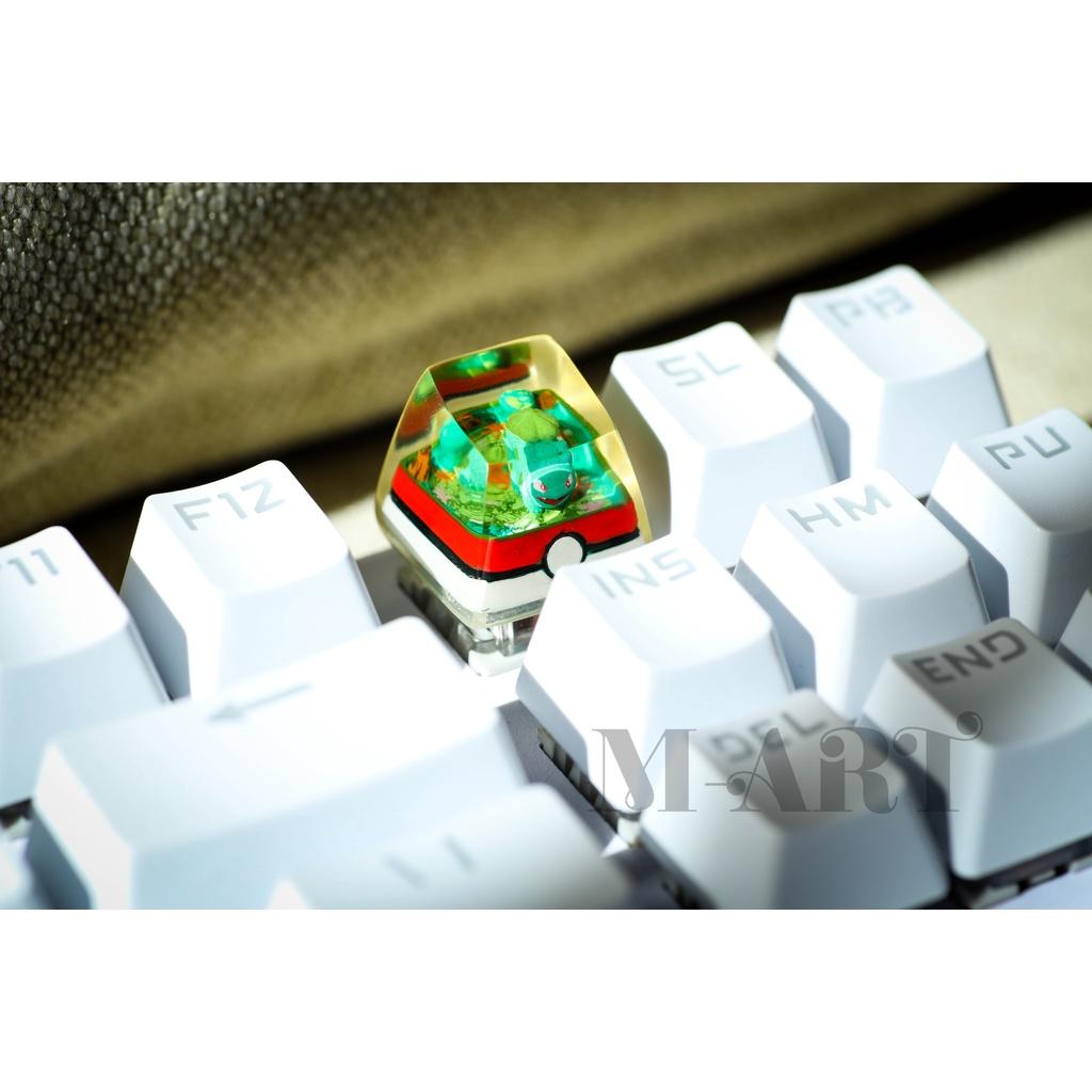 Nút dành cho bàn phím cơ resin Pokemon Bulbasaur siêu dễ thương - Bulbasaur Pokemon Keycaps