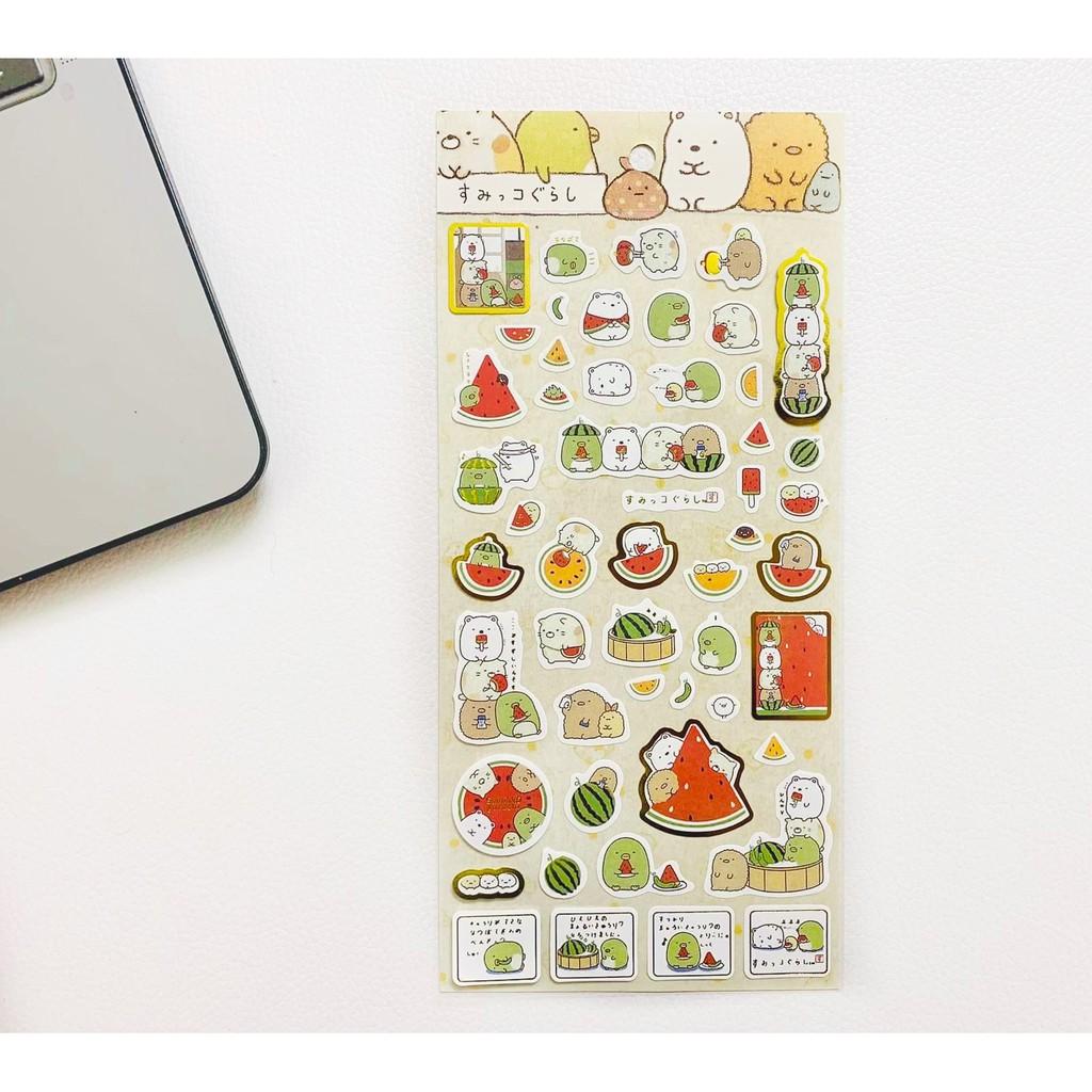 1 Tấm Sticker Gấu - Hình Dán Trang Trí Sổ Bullet Journal, Ốp Lưng