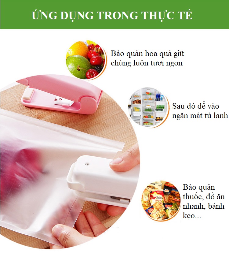 Máy Hàn Miệng Túi Thông Minh V.3 Thiết Kế Cầm Tay Nhỏ Gọn