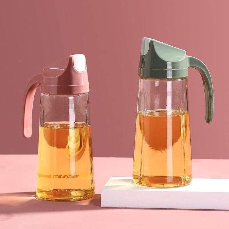 BÌNH THUỶ TINH RÓT DẦU 600ml