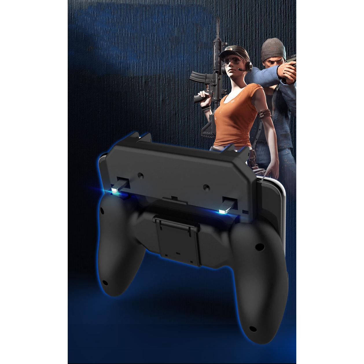 Tay Cầm Game Nút Chơi Game W10 Có Nút Chơi PUBG Cho Điện Thoại Pubg, Ros, Free Fire Controller