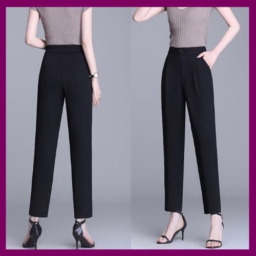 Quần Tây Nữ Lưng Cao Bigsize( đến 90kg) Chala Đi Làm Đi Học Dáng Baggy
