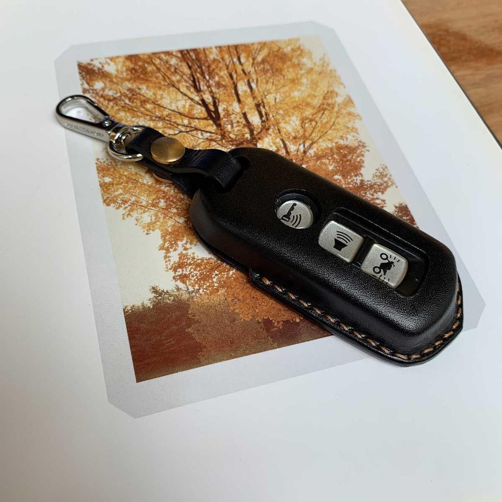 BAO DA CHÌA KHÓA ĐEO HÔNG MÀU ĐEN DÀNH CHO XE SH - BAO DA BÒ NGUYÊN TẤM ĐƯỢC CHẾ TÁC THỦ CÔNG