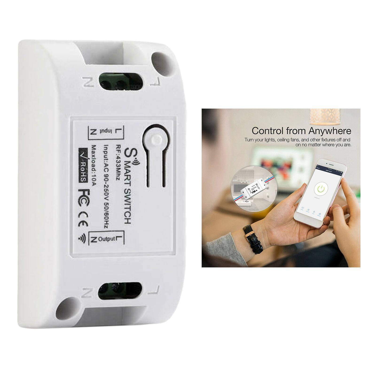 Wireless WiFi Smart Switch Universal Breaker Remote Control Home Appliances