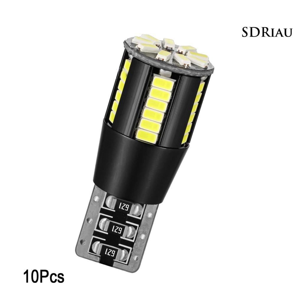 Set 10 Bóng Đèn Led T10 3014 6000k Siêu Sáng Dành Cho Ô Tô