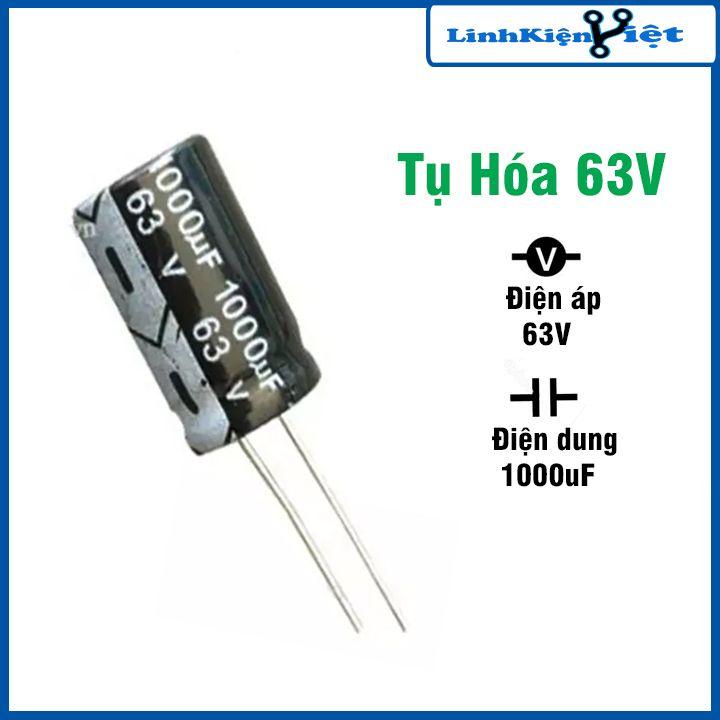 Hình ảnh Tụ Hóa 1000uF 63V