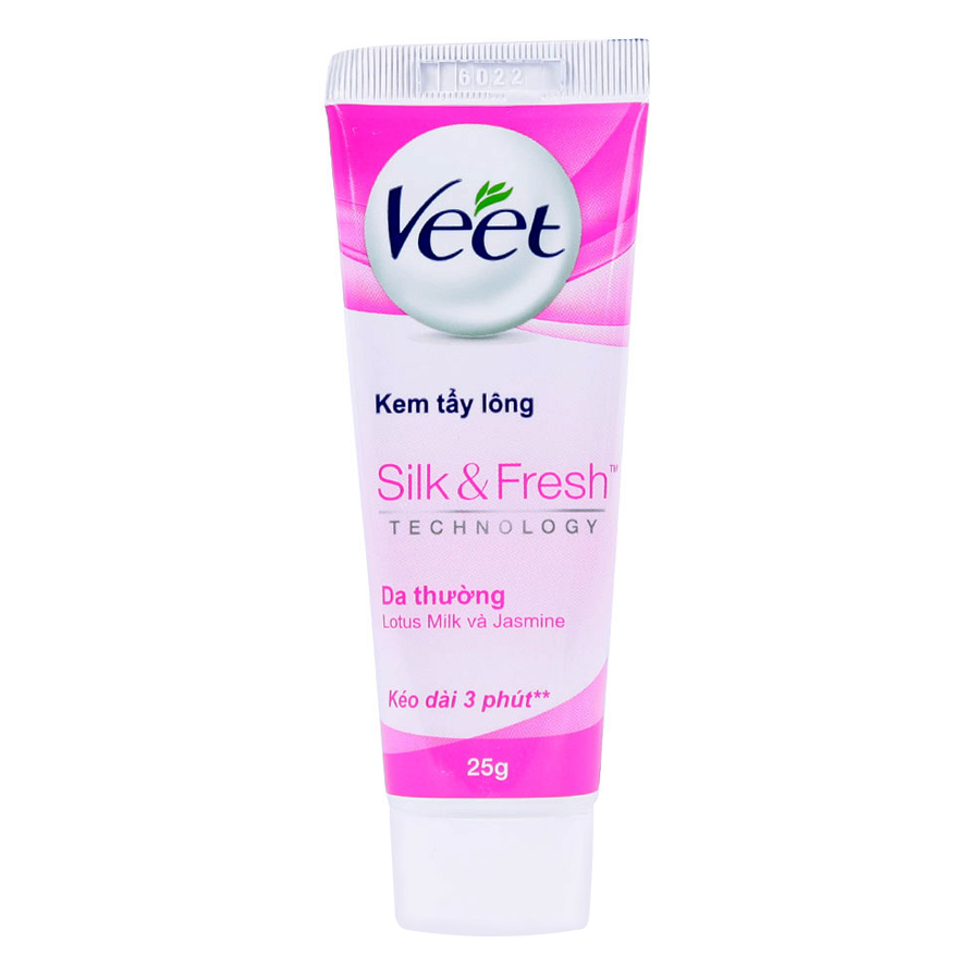 Kem Tẩy Lông Cho Da Thường Veet Silk &amp; Fresh Tuýp (25g)