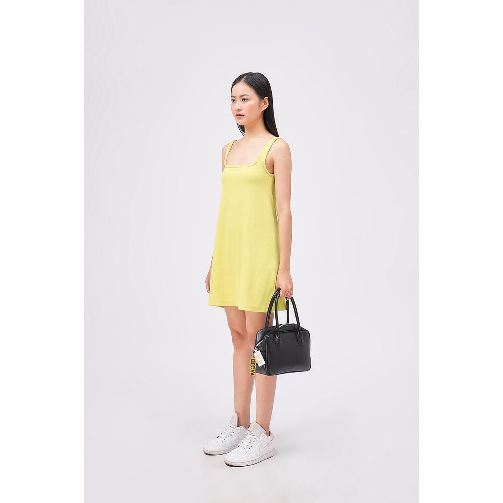DOTTIE - Đầm ngắn sát nách nữ xanh mạ D0270